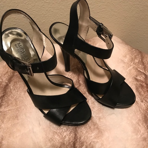 michael kors black stilettos